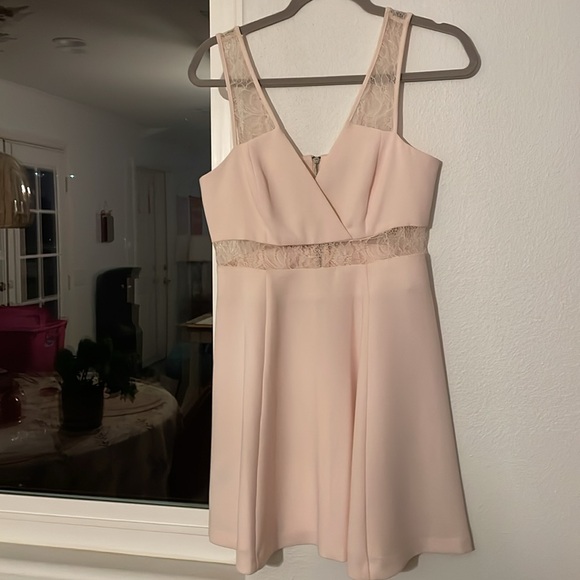 BCBGeneration Soft Pink Dress Sz 4 - Picture 4 of 8